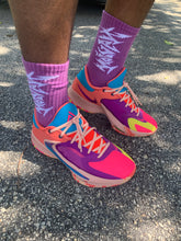 Load image into Gallery viewer, NAVIONSNKRS "VICE PURPLE" SOCKS
