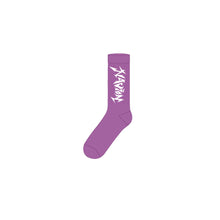 Load image into Gallery viewer, NAVIONSNKRS "VICE PURPLE" SOCKS