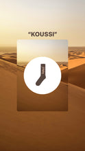 Load image into Gallery viewer, NAVION &quot;KOUSSI&quot; BROWN CREW SOCKS
