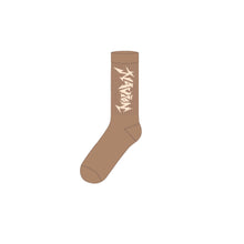 Load image into Gallery viewer, NAVION &quot;QATTARA&quot; MOCHA CREW SOCKS
