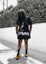 Load image into Gallery viewer, Navionsnkrs &quot;APOCALYPSE&quot; Shorts - Black/White
